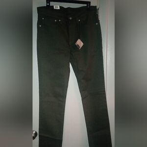 Men's Dark Green 511 Levi's Slim Fit Jeans